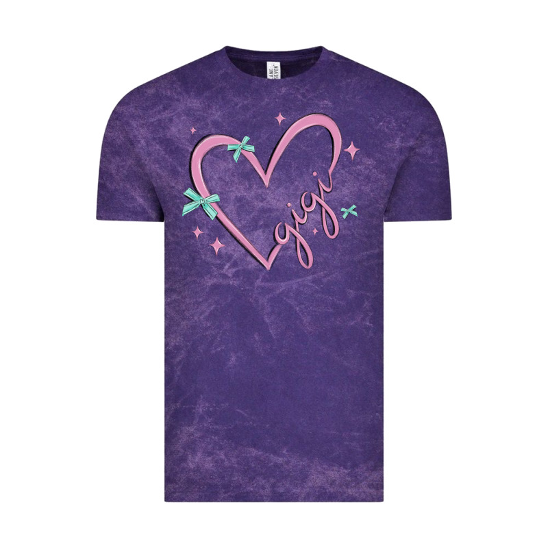 Gigi With Heart And Ribbons Vintage Tee by MaliasSmallBusiness | Teevron