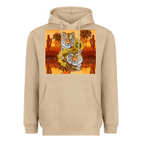 Mushroom tigers with scratches Heavyweight Hoodie - TumblerDesignByShophia