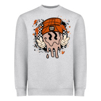Heather Grey basketball game day Heavyweight Sweatshirt - MaliasSmallBusiness