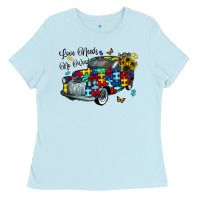 Baby Blue love needs no words Ladies Tee - CowhideDigitalArt