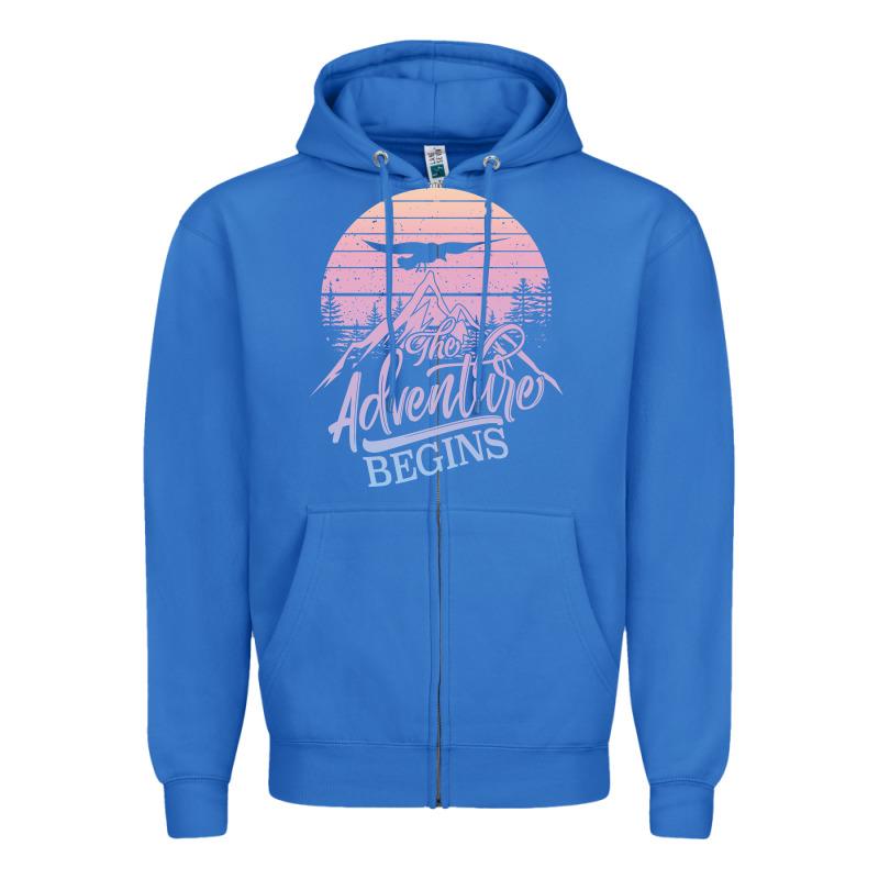 The Adventure Begins Zipper Hoodie by Bettercallsaul | Teevron
