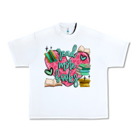 White read more books Urban Heavy Tee - MaliasSmallBusiness