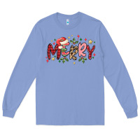 Colony Blue merry Long Sleeve Tee - MaliasSmallBusiness