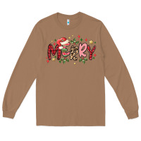 Toasted Coconut merry Long Sleeve Tee - MaliasSmallBusiness
