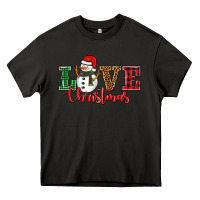 Asphalt love christmas snowman Heavy Core Tee - BarkalooDesign