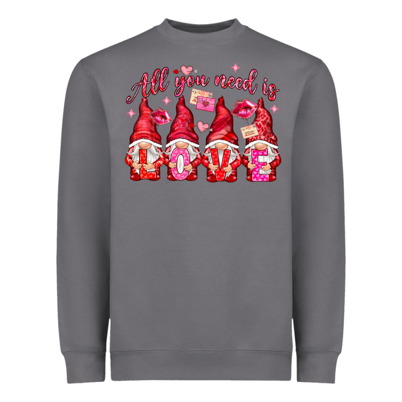 All You Need Is Love Heavyweight Sweatshirt by NancyCooperArtShop | Teevron