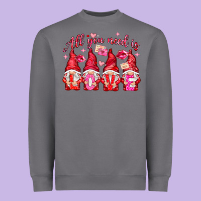 All You Need Is Love Heavyweight Sweatshirt Designed By Nancycooperartshop
