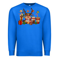 True Royal reindeer coffe cups christmas Premium Sweatshirt - CowGirlArtShop