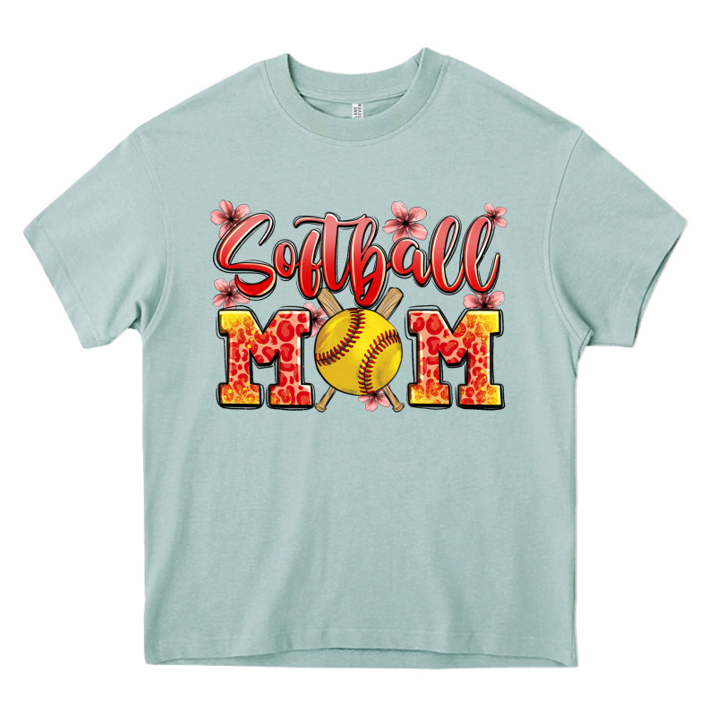 Softball Mom Heavy Core Tee by JahusDesignShop | Teevron