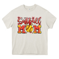 Cream softball mom Heavy Core Tee - JahusDesignShop
