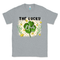 Heather Grey the lucky club Classic Tee - MaliasSmallBusiness