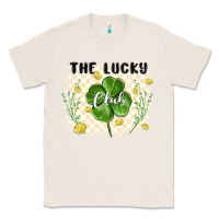 Natural the lucky club Classic Tee - MaliasSmallBusiness
