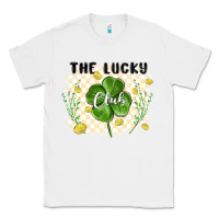 White the lucky club Classic Tee - MaliasSmallBusiness