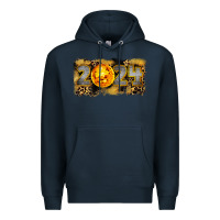 Navy 2024 new year Premium Hoodie - CowGirlArtShop