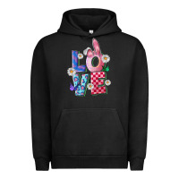 Pigment Black easter love Urban Hoodie - FaDigitalArtStudio