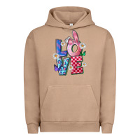Pigment Burro easter love Urban Hoodie - FaDigitalArtStudio