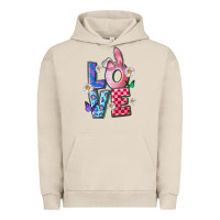 Pigment French Oak easter love Urban Hoodie - FaDigitalArtStudio