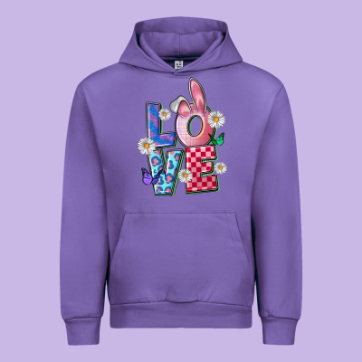 Easter Love Urban Hoodie Designed By Fadigitalartstudio