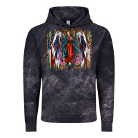 Cloud Black Lady of Guadalupe 4th of july Vintage Hoodie - Jasminsmagicworld
