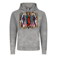 Cloud Rock Lady of Guadalupe 4th of july Vintage Hoodie - Jasminsmagicworld