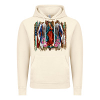 Vintage Artic Lady of Guadalupe 4th of july Vintage Hoodie - Jasminsmagicworld