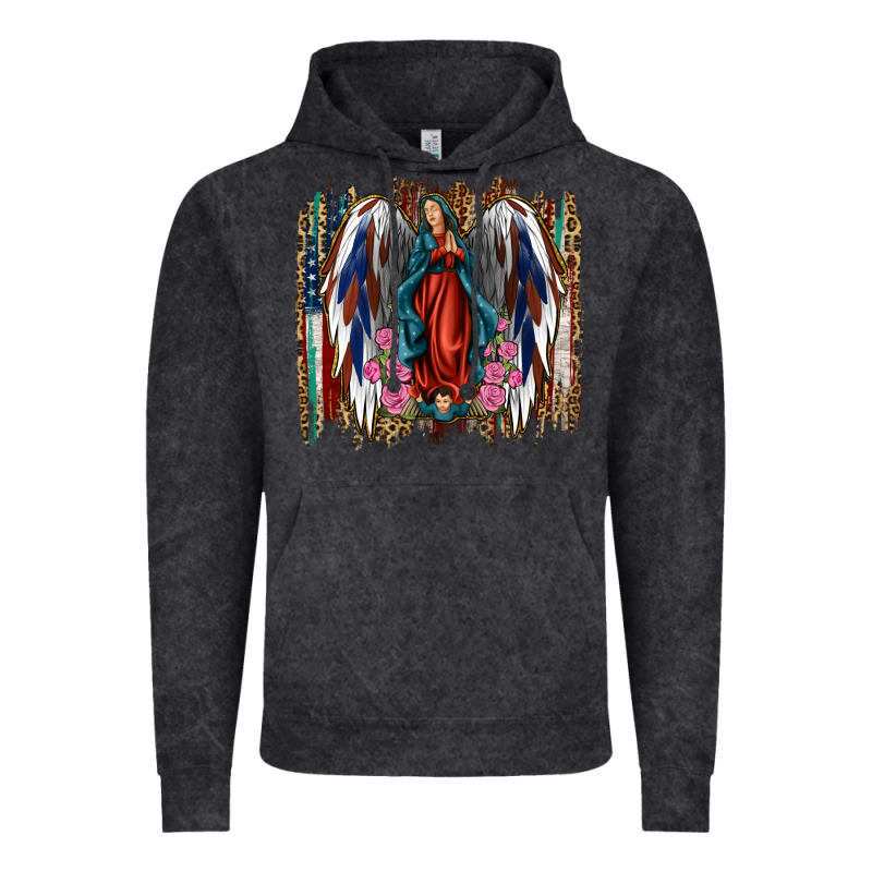 Lady Of Guadalupe 4th Of July Vintage Hoodie by Jasminsmagicworld | Teevron