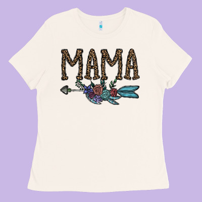 Mama Ladies Tee Designed By Cowhidedigitalart
