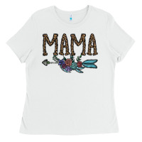 White mama Ladies Tee - CowhideDigitalArt