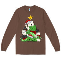 Chestnut Christmas cat tree Long Sleeve Tee - MaliasSmallBusiness