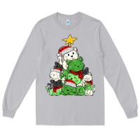 Moon Dust Christmas cat tree Long Sleeve Tee - MaliasSmallBusiness