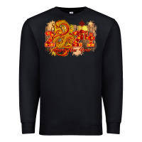 Black year of the dragon chinese new year 2024 Premium Sweatshirt - CowGirlArtShop
