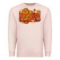 Pale Pink year of the dragon chinese new year 2024 Premium Sweatshirt - CowGirlArtShop
