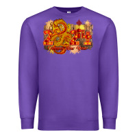 Purple year of the dragon chinese new year 2024 Premium Sweatshirt - CowGirlArtShop
