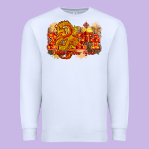 Year Of The Dragon Chinese New Year 2024 Premium Sweatshirt Designed By Cowgirlartshop