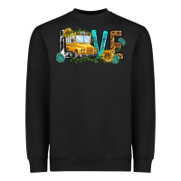 Black school bus love Heavyweight Sweatshirt - NancyCooperArtShop
