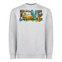School Bus Love Heavyweight Sweatshirt | Teevron