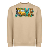 Mushroom school bus love Heavyweight Sweatshirt - NancyCooperArtShop