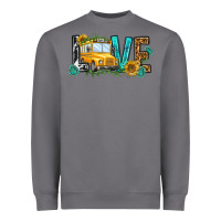 Storm school bus love Heavyweight Sweatshirt - NancyCooperArtShop