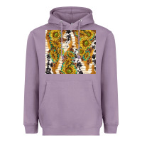 Lavender sunflowers with patterns Heavyweight Hoodie - TumblerDesignByShophia