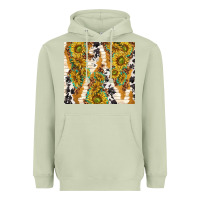 Matcha sunflowers with patterns Heavyweight Hoodie - TumblerDesignByShophia