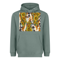 Sage sunflowers with patterns Heavyweight Hoodie - TumblerDesignByShophia