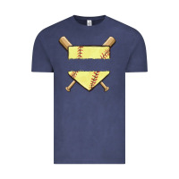 Vintage Denim custom baseball Vintage Tee - MaliasSmallBusiness