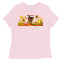 Bubblegum Pink juneteenth little miss libbey glass Ladies Tee - HRA Design Shop