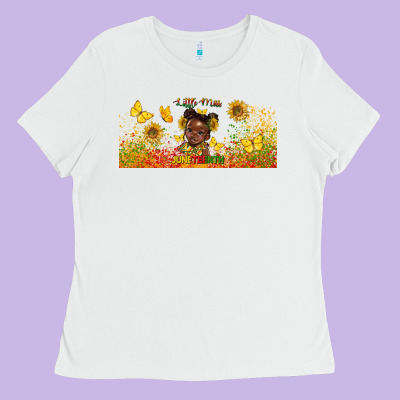 Juneteenth Little Miss Libbey Glass Ladies Tee Designed By Hra Design Shop