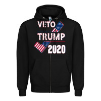 Black Veto Trump 2020 Zipper Hoodie - Bettercallsaul