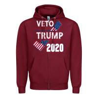Veto Trump 2020 Zipper Hoodie | Teevron