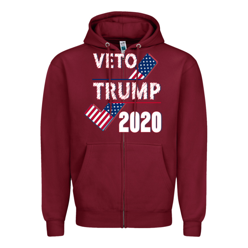 Veto Trump 2020 Zipper Hoodie by Bettercallsaul | Teevron