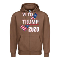 Chestnut Veto Trump 2020 Zipper Hoodie - Bettercallsaul