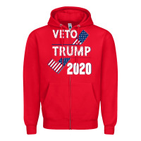 Red Veto Trump 2020 Zipper Hoodie - Bettercallsaul
