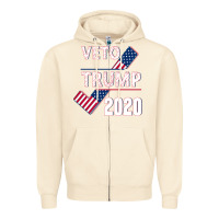 Sandshell Veto Trump 2020 Zipper Hoodie - Bettercallsaul